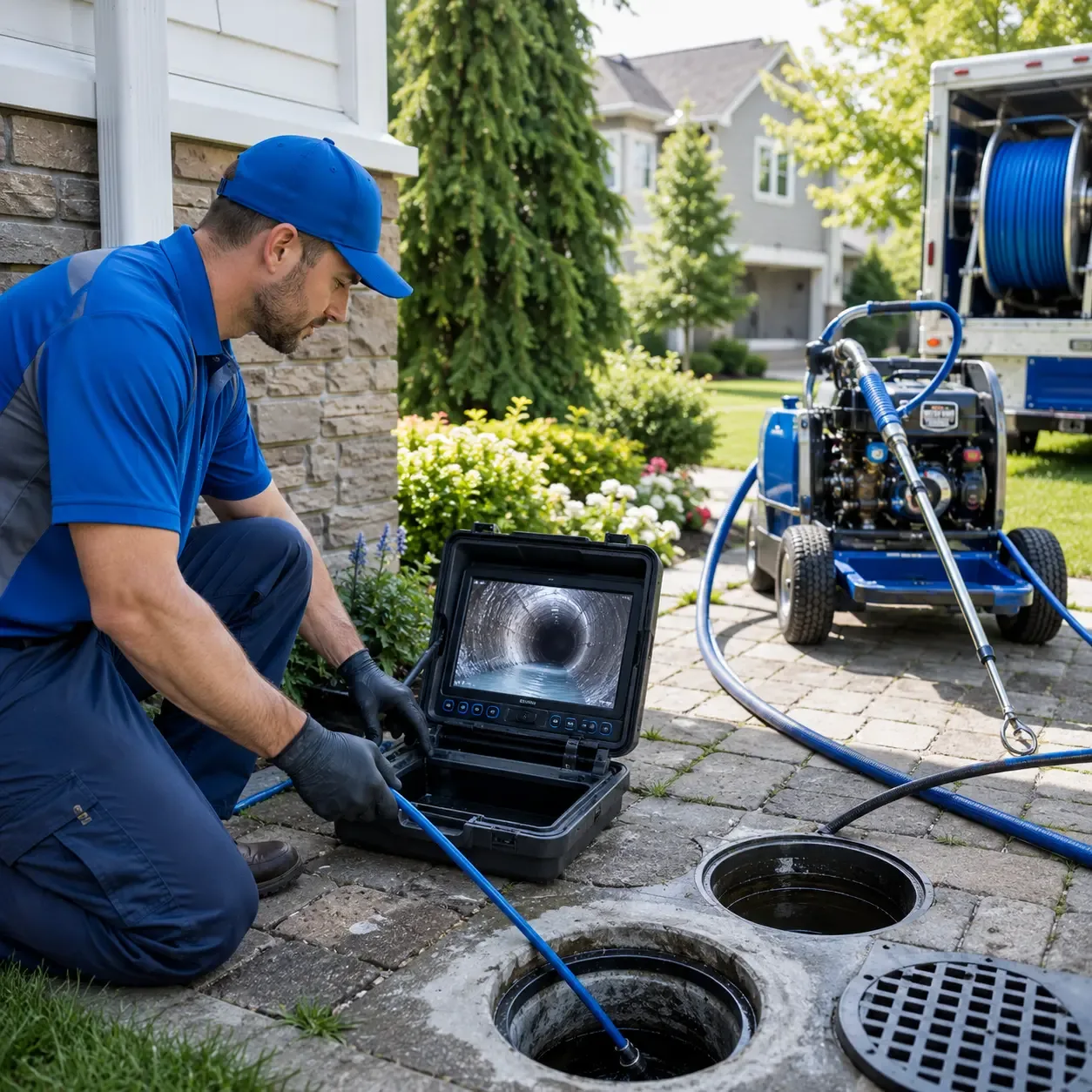 Outdoor drain cleaning professionals serving Upperstrasburg, PA